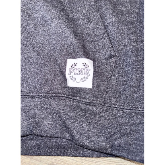 Victoria's Secret PINK Ohio State Buckeyes Hoodie Sequin Red Gray S P - Picture 2 of 5